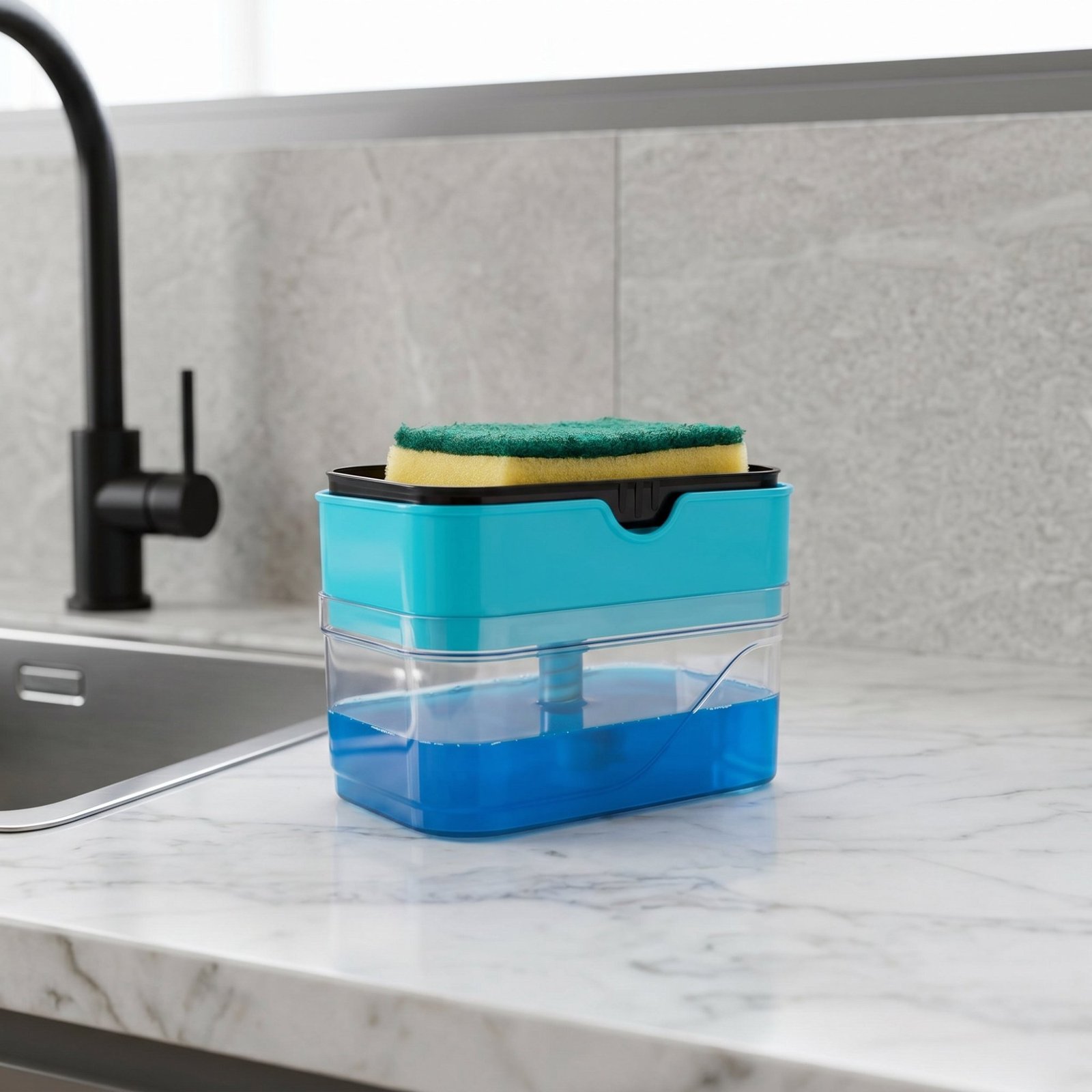 Gray Soap Dispenser - VRTAJ Kitchen Product