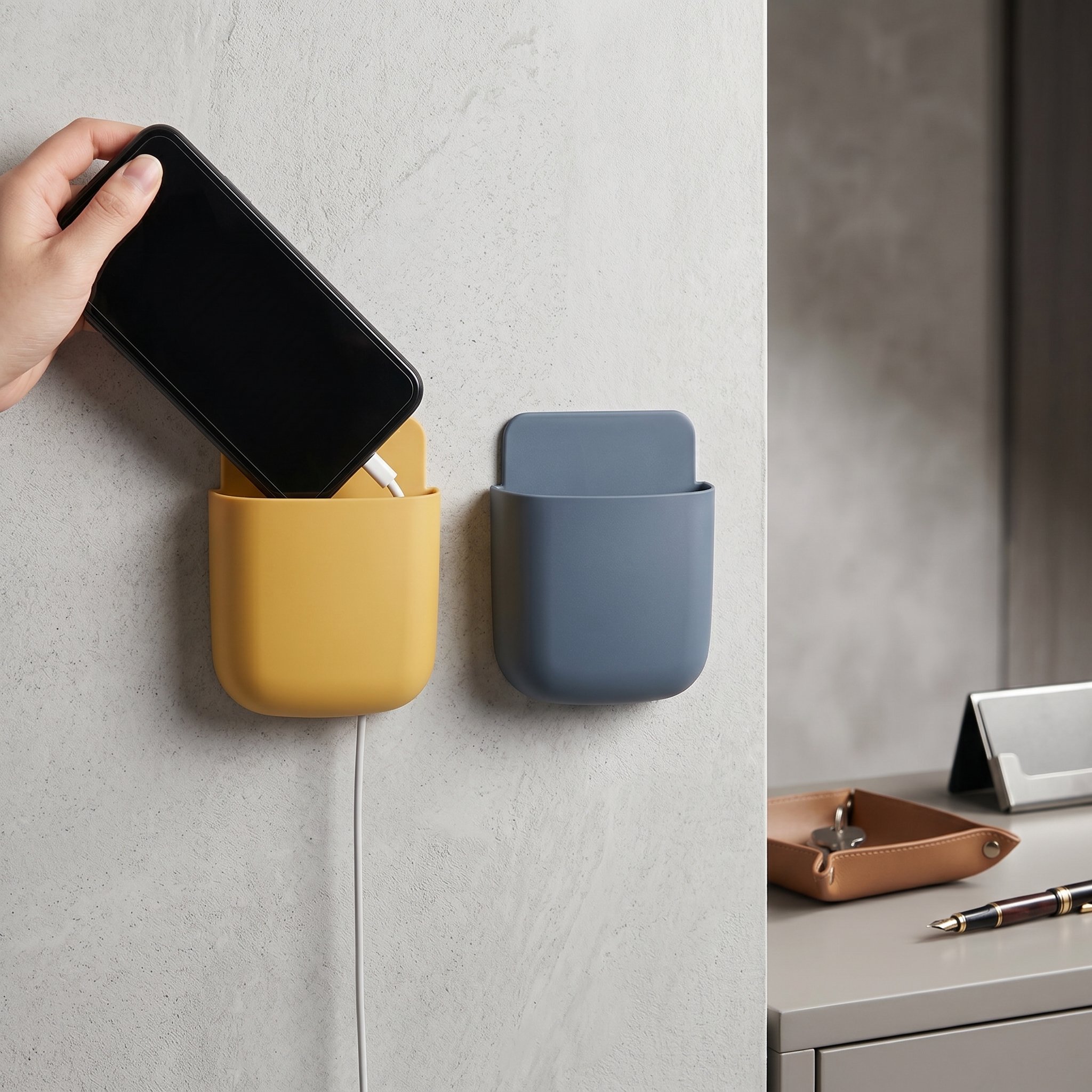 Adhesive Mobile Holder (set of 4) - VRTAJ Kitchen Product